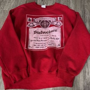 Budweiser Red Men's Sweater